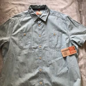 Men’s new button down classic fit casual shirt